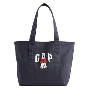 GAP x Disney Minnie Mouse Canvas Tote Bag Gray NWT